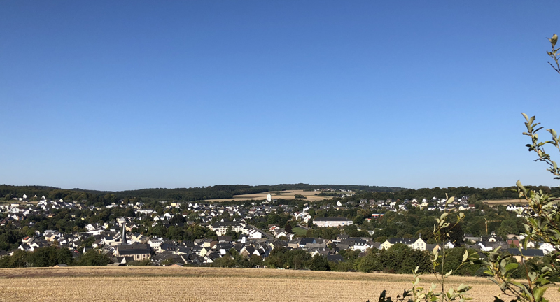 Ein Blick auf die Stadt Kaisersesch